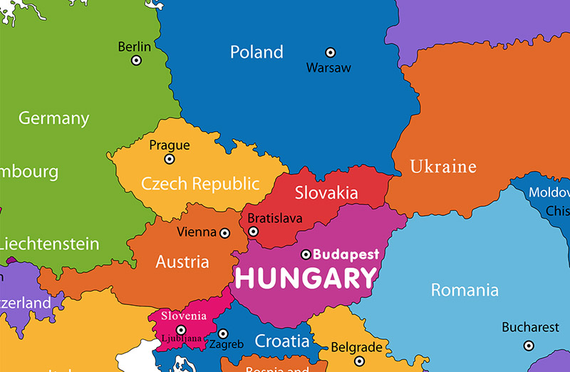 hungary-map