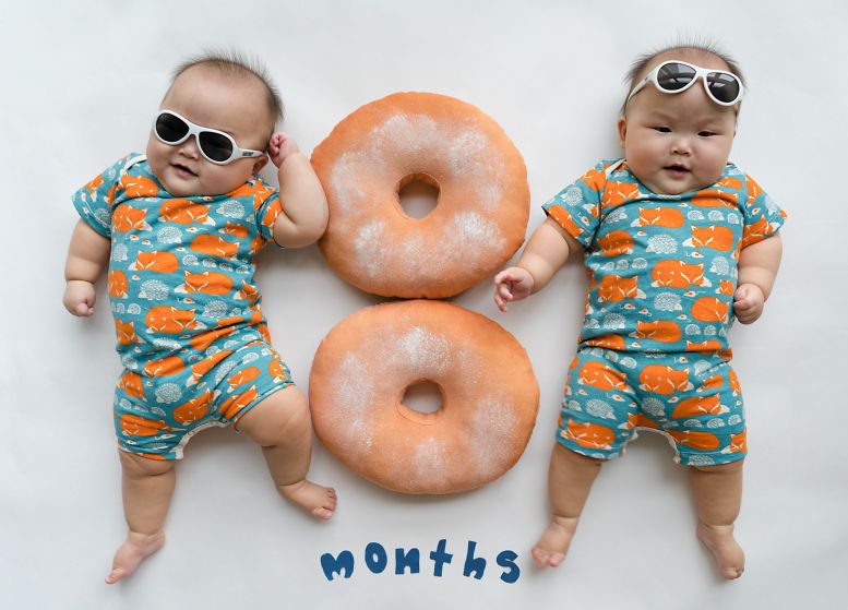 Meet Leia and Lauren: two eight-month-old twins from Singapore who have been taking Instagram by storm with their cute outfits and adorable smiles.