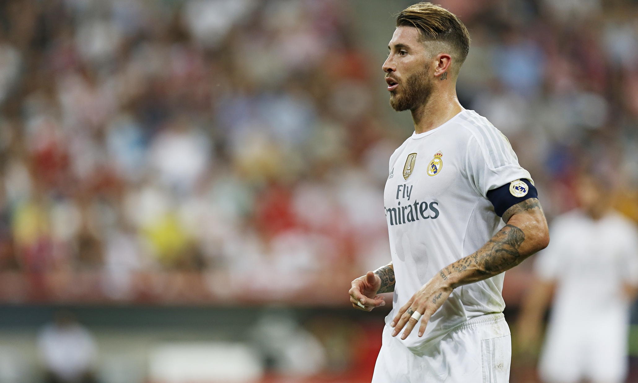 Real Madrid's Sergio Ramos