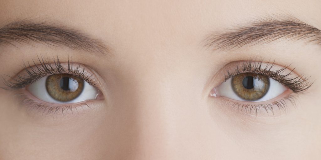 Close up of woman's eyes