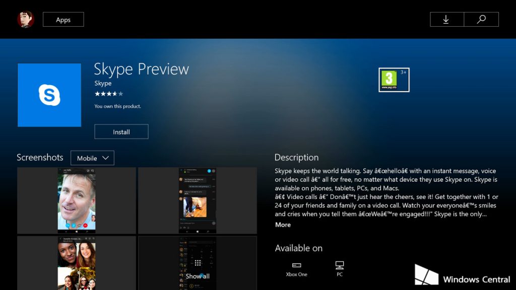 skype-preview-xbox-one